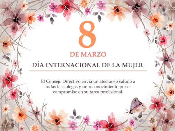 Feliz dia de la Mujer