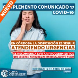 Complemento Decimoséptimo Comunicado COVID-19