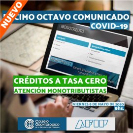 Décimo Octavo Comunicado Covid-19 del Colegio Odontológico