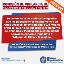 Comisión de Vigilancia de Reglamento de Publicidad y Anuncios