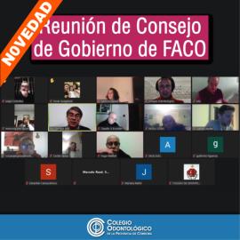 Reunion de Consejo de Gobierno de FACO