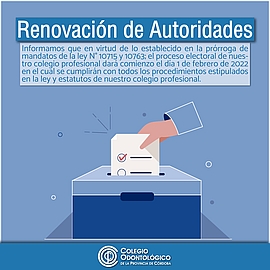 Renovación de autoridades